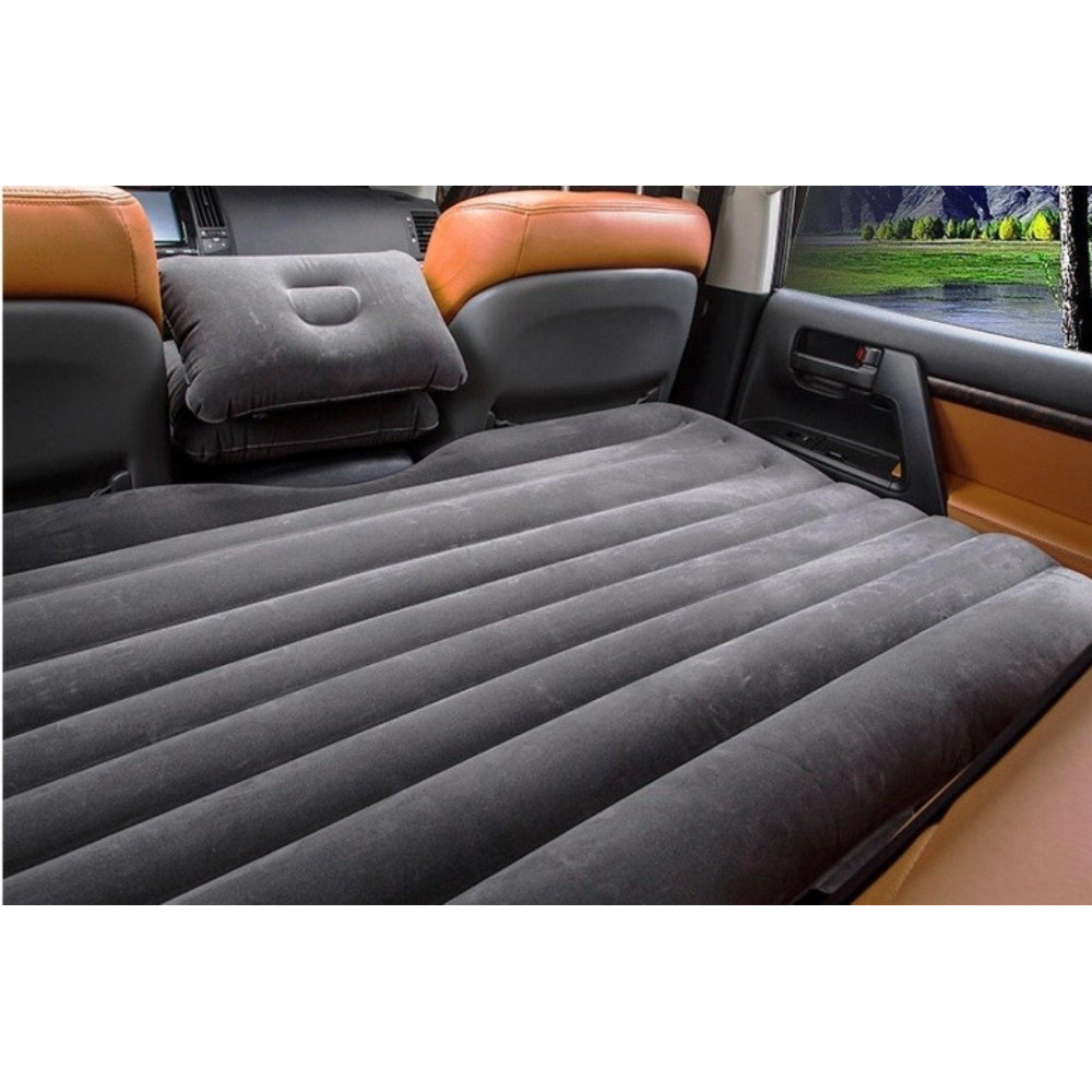 Car Travel Inflatable Mattress Air Cushion Bed - Black
