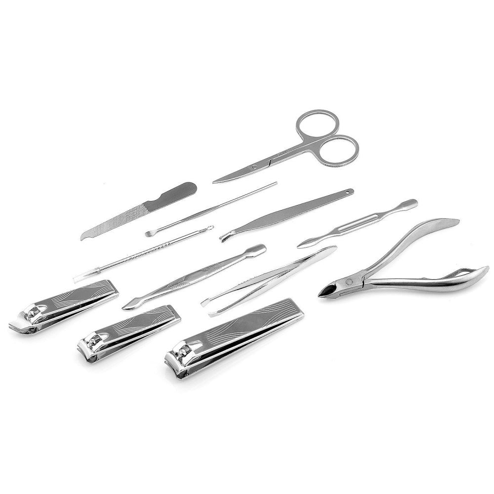 12pc Manicure Set Nail Clippers Cleaner