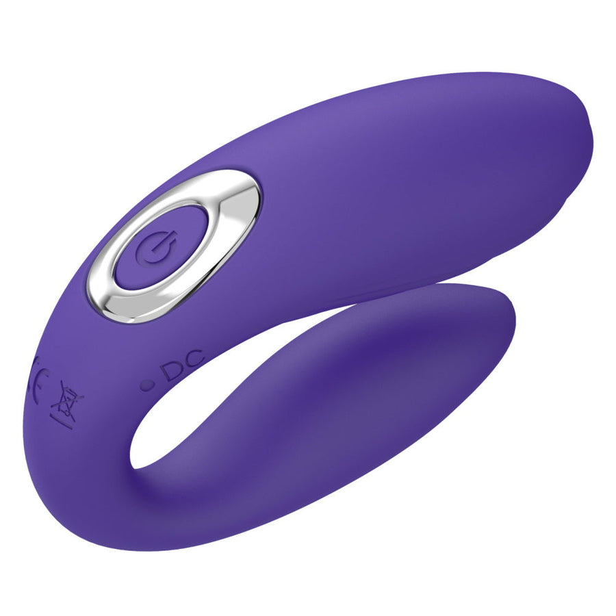 Share Satisfaction GAIA Remote-Controlled Couples Vibrator - Purple