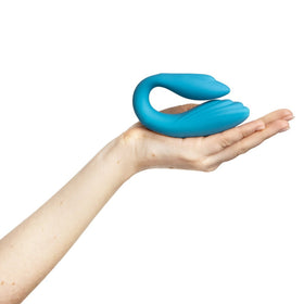 Share Satisfaction GAIA Remote-Controlled Couples Vibrator - Blue