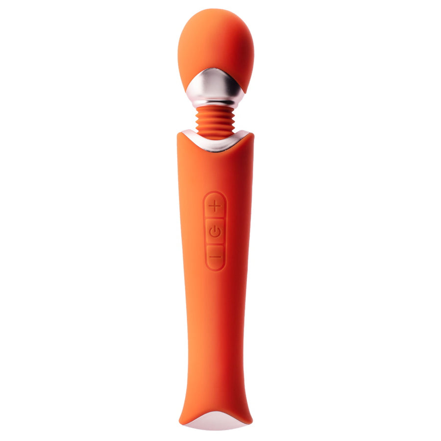 Share Satisfaction ZARINA Luxury Wand Vibrator - Orange