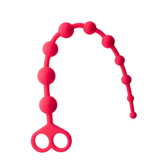 Share Satisfaction Silicone Anal Beads - Pink