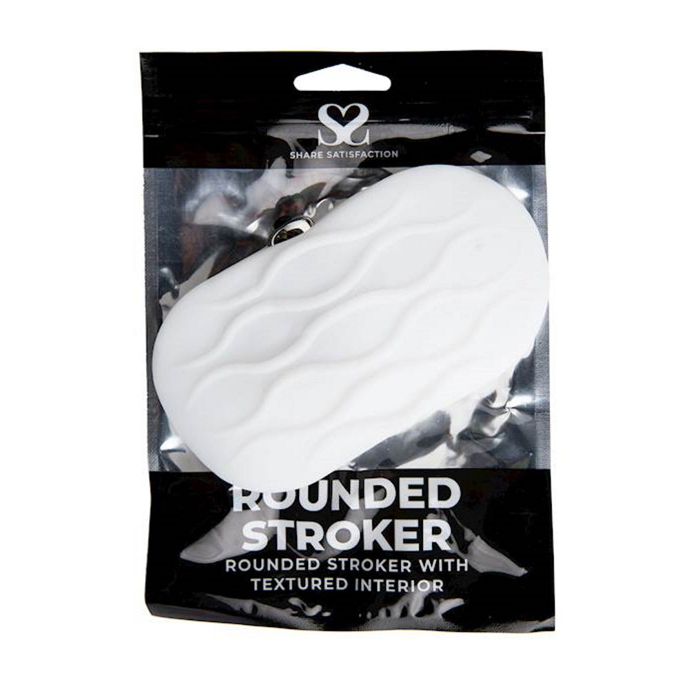 Share Satisfaction ROUNDED STROKER Sleeve - White
