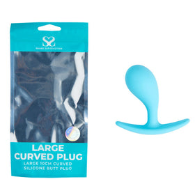 Share Satisfaction Large Curved Plug - Teal