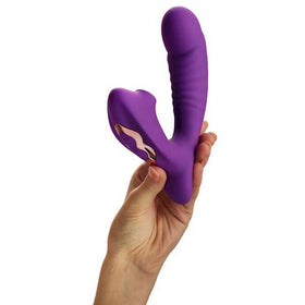 Share Satisfaction RAVI Suction & G-Spot Vibrator - Purple