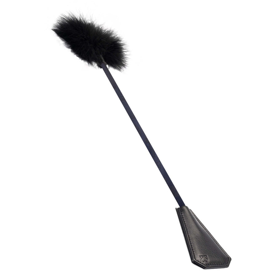 Bound by Share Satisfaction Luxury Riding Crop - Black
