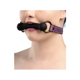 Bound by Share Satisfaction Bar Gag - Dusky Pink