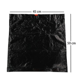 120pc Drawstring Trash Bags - Black (50x60 cm)