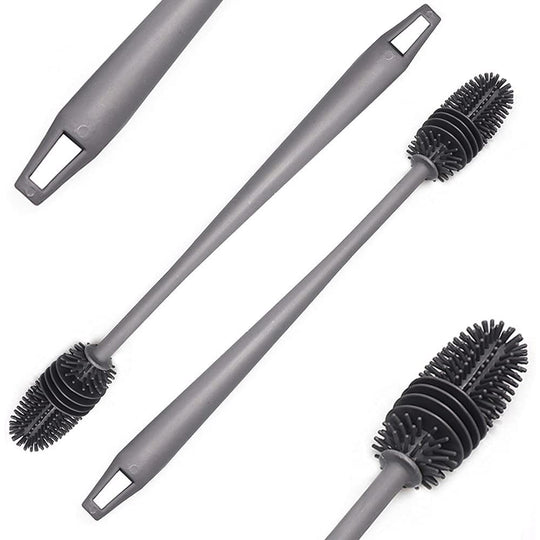 2pk Long Handle Silicone Water Bottle Brush Cleaner
