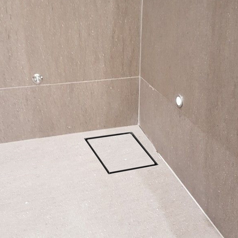 15cm Square Tile Insert Floor Grate Bathroom Shower Drain