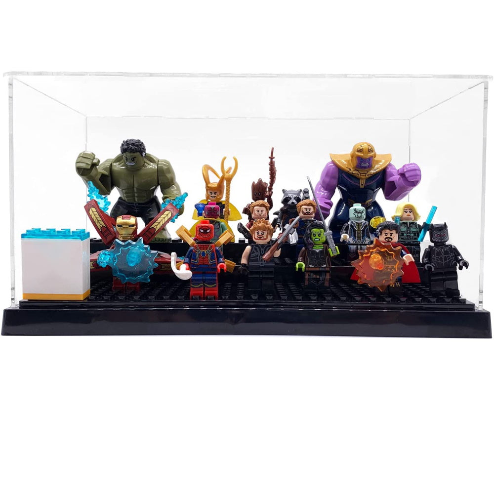 Mini Figures Blocks Display Case - Black