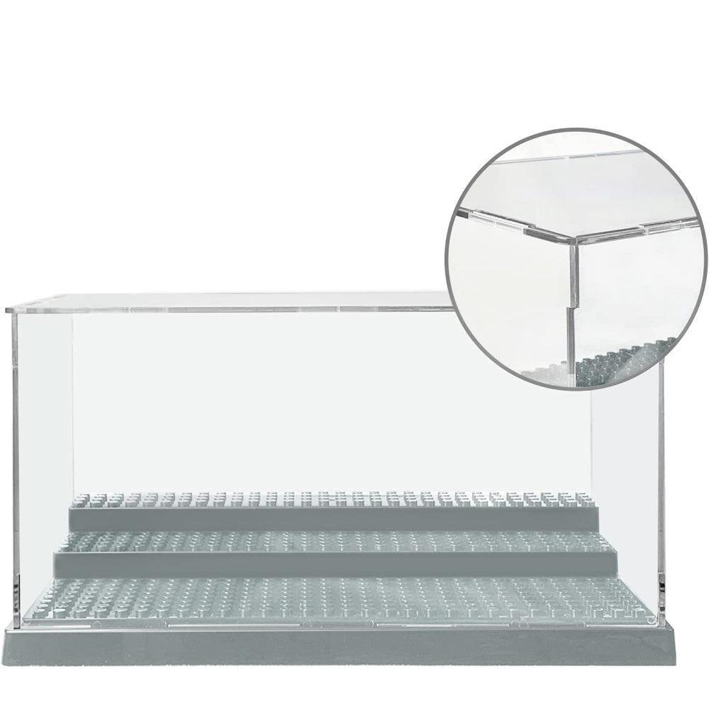 Mini Figures Blocks Display Case - Gray | Brands