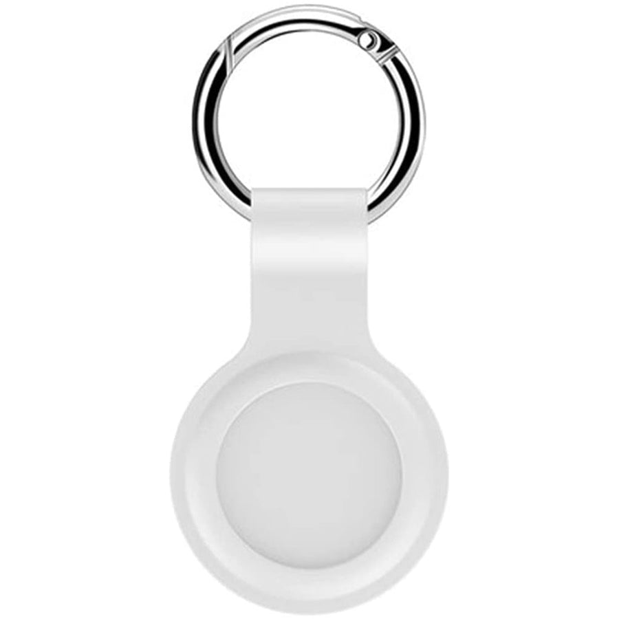 Apple AirTags Silicone Case Keychain - White