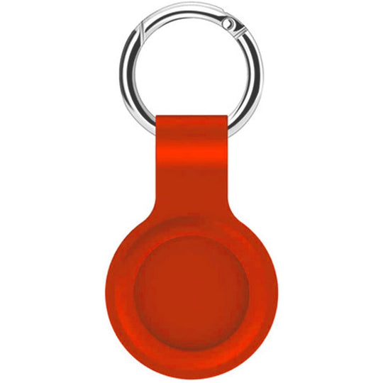 Apple AirTags Silicone Case Keychain - Red
