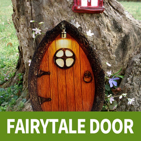 6pc Garden/Outdoor Fairy Door Decor