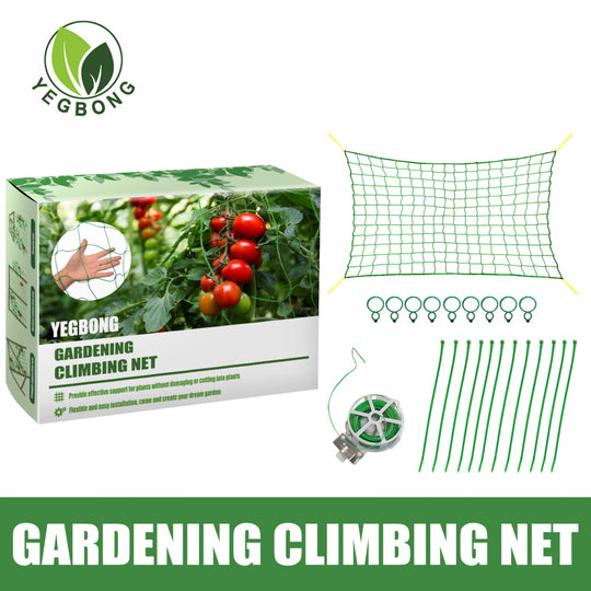 Grow Climbing Net with Garden Clips Set