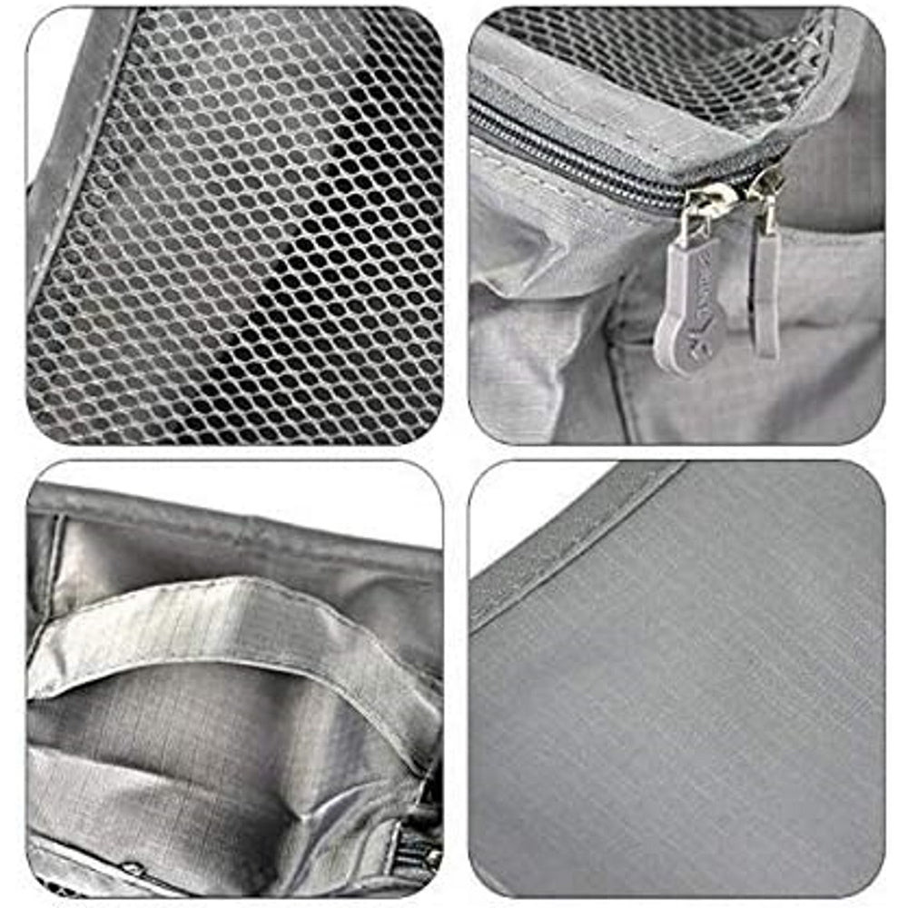 6pc Packing Cubes for Travel Luggage Organiser Bag - Grey
