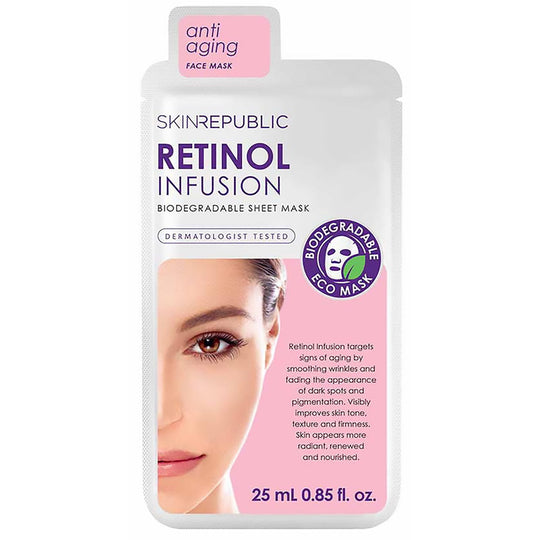 Skin Republic Retinol Infusion Biodegradable Sheet Mask 25mL