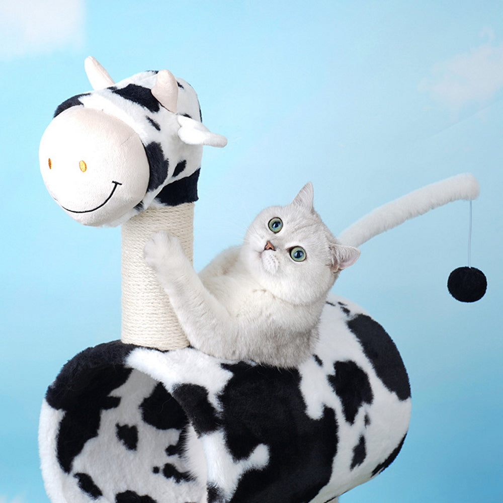Cat Tunnel Play Tree House - Cow
