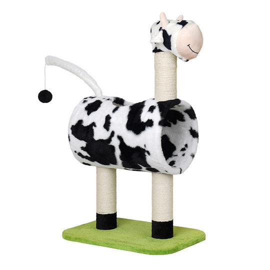 Cat Tunnel Play Tree House - Cow