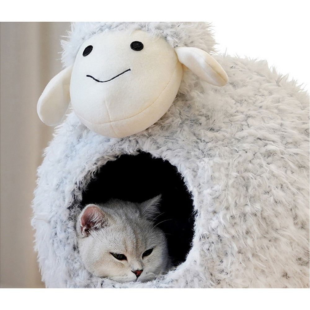 Cat Tunnel Play Tree House - Sheep