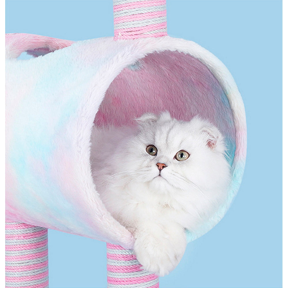 Cat Tunnel Play Tree House - Unicorn