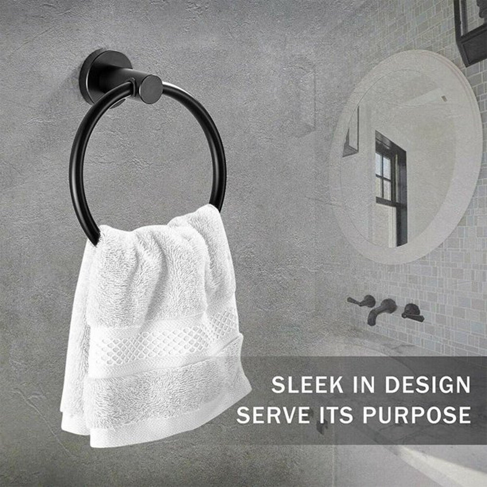 Round Stainless Towel Holder