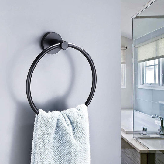 Round Stainless Towel Holder