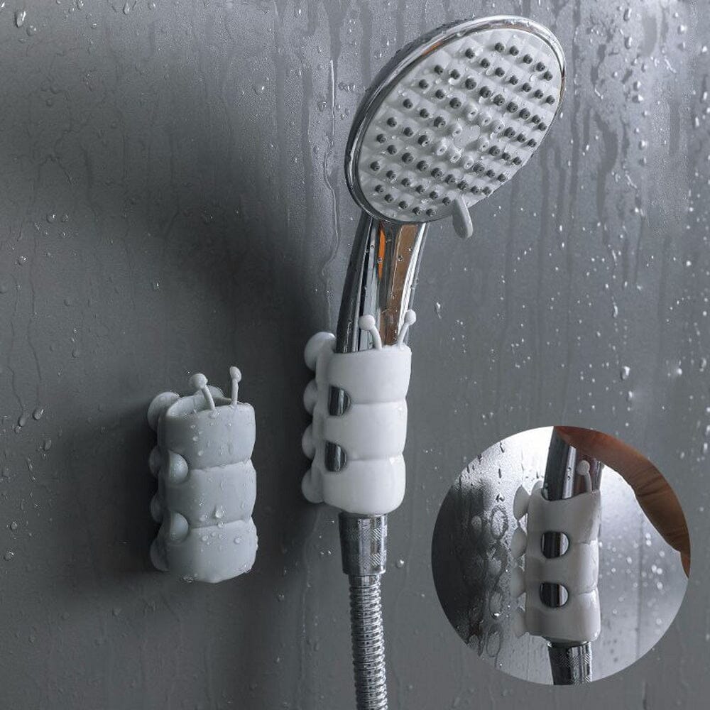 2pk Silicone Suction Cup Shower Head Holder/Bracket