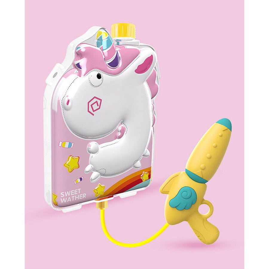 Water Blaster Toy with Backpack - Unicorn