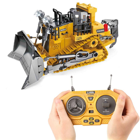 9 Channel Remote Control Bulldozer Toy