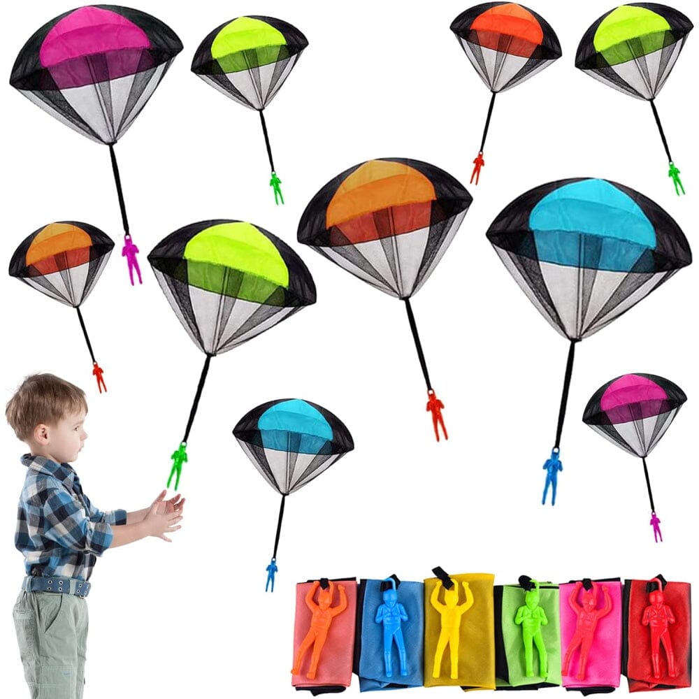 5 pcs. Throw Parachute Army Flying Toy
