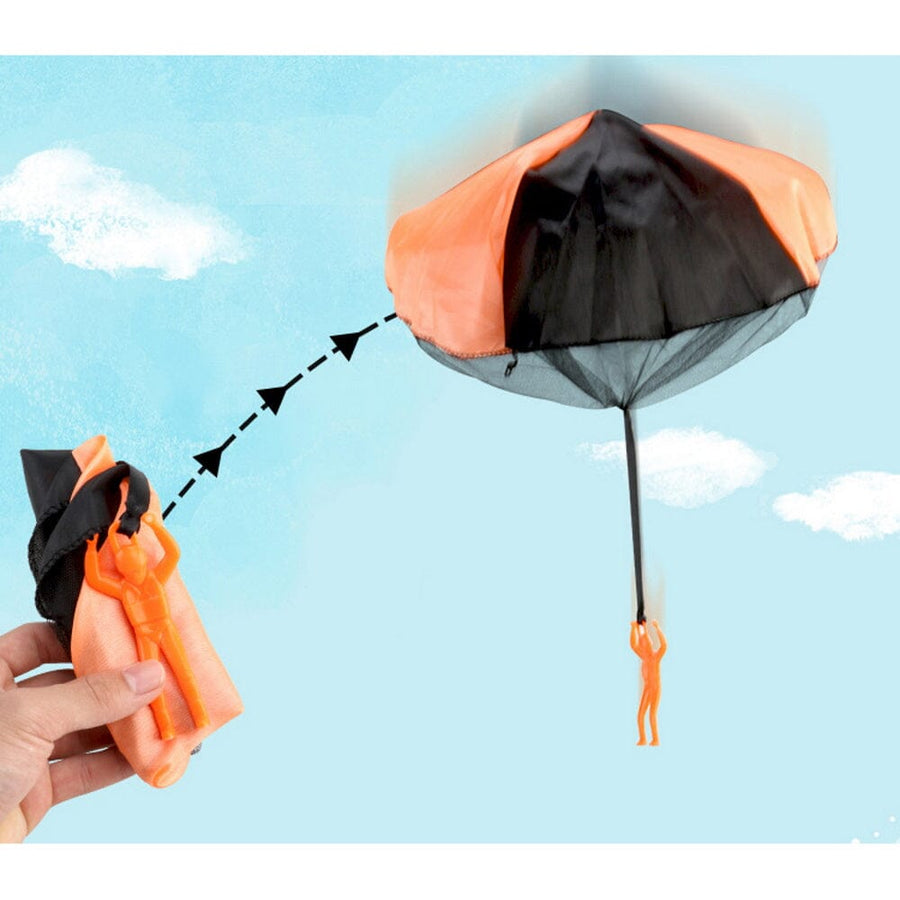 5 pcs. Throw Parachute Army Flying Toy