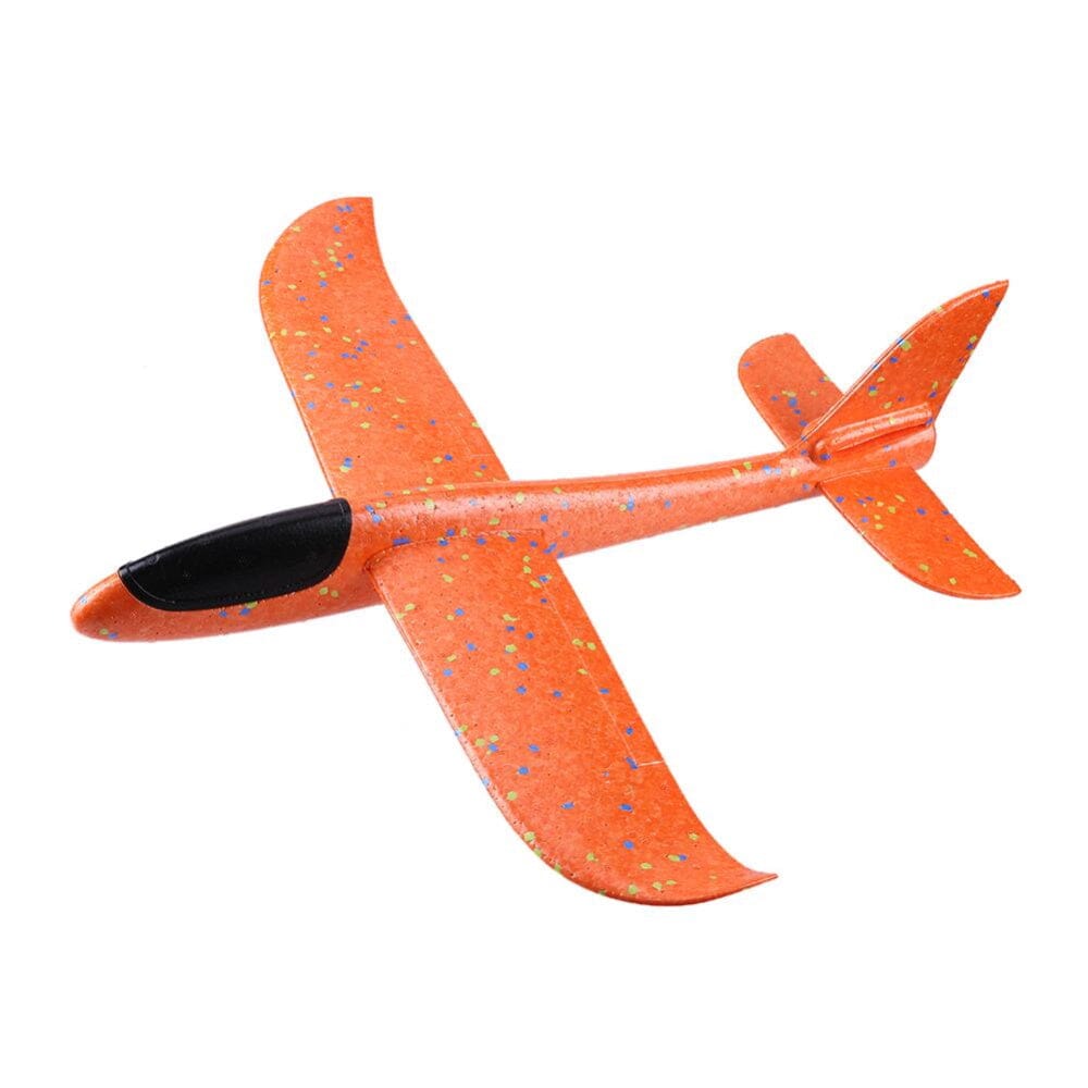 3pk 48cm Throwing Foam Airplanes with Slingshot Launch