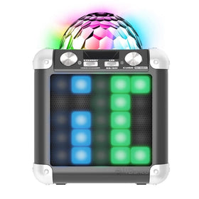 iDance Disco Cube Bluetooth Speaker with Mic