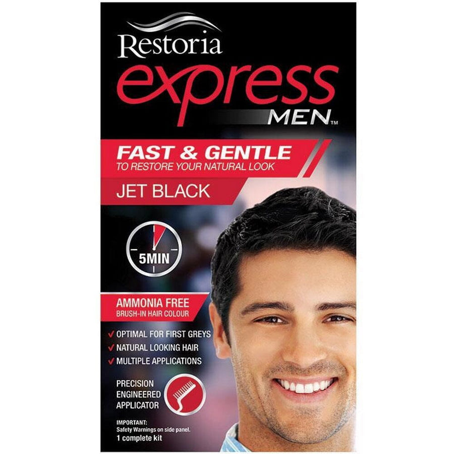 Restoria Express Hair Colour for Men - Jet Black