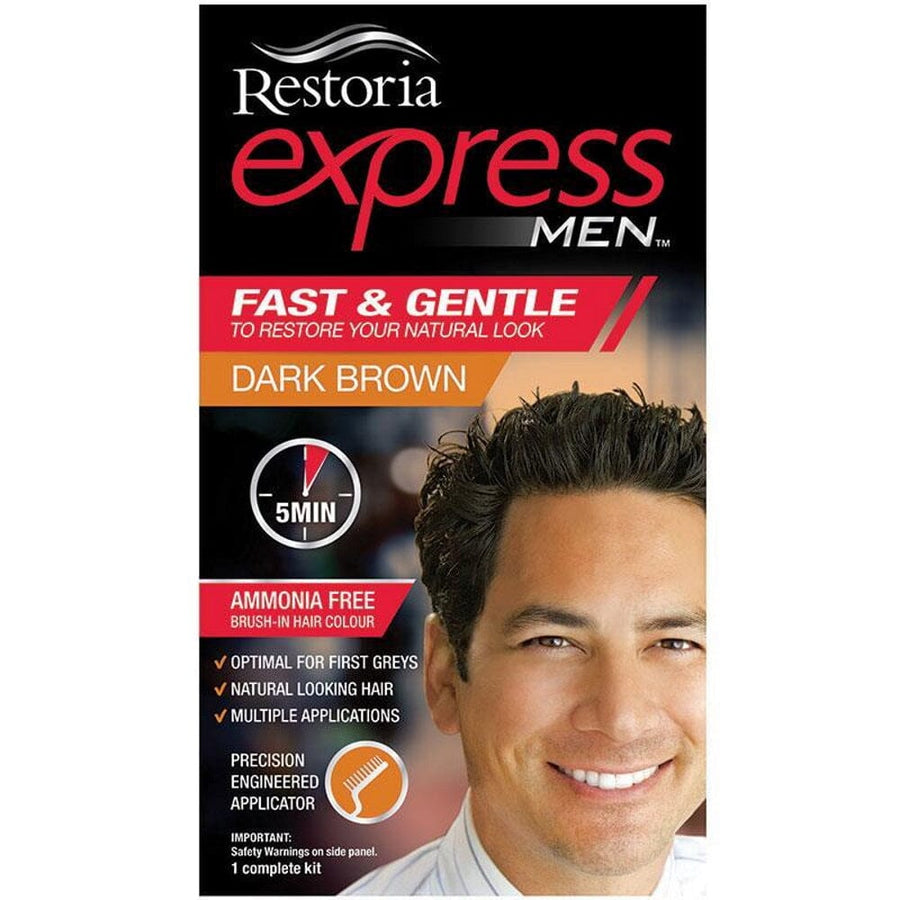 Restoria Express Hair Colour for Men - Dark Brown
