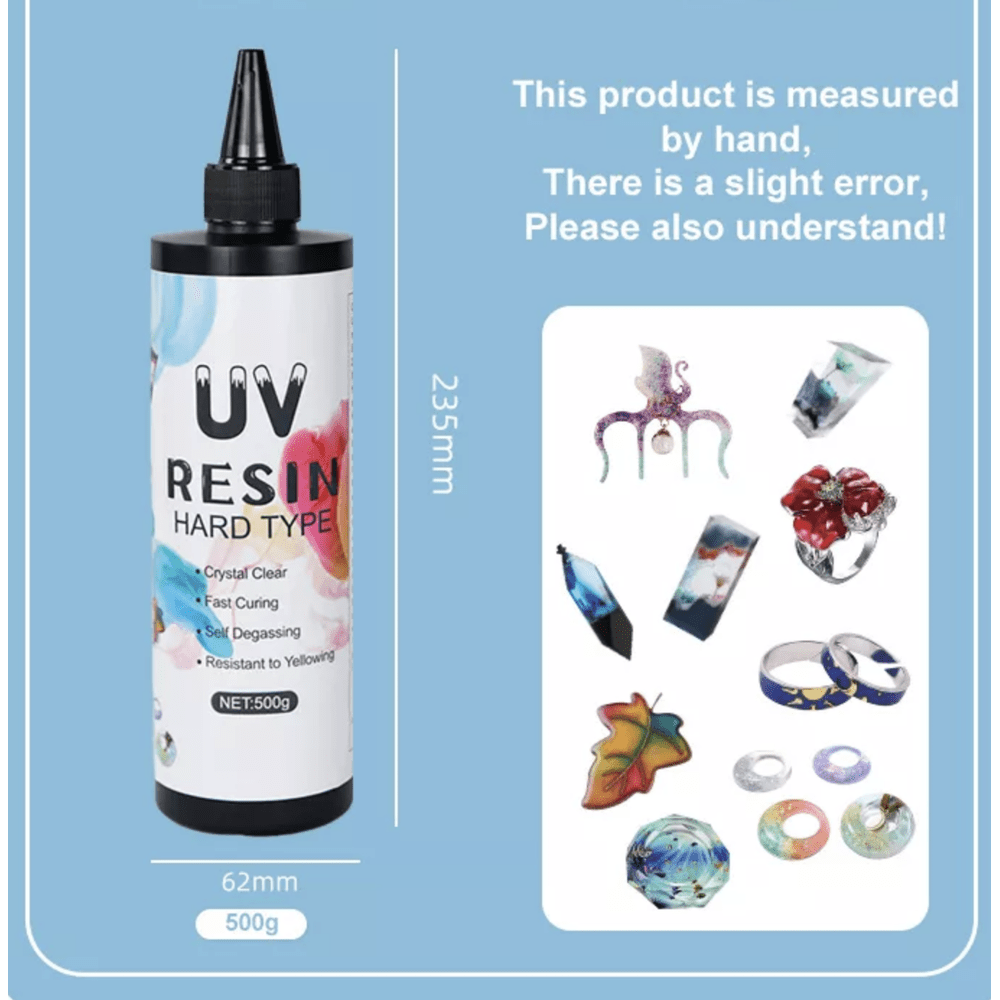 Ultraviolet Fast Curing UV Resin Clear - 500g