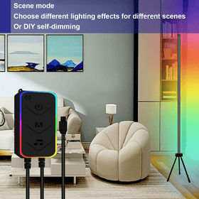 Smart APP Remote Control LED RGB Floor Lamp with Music Sync
