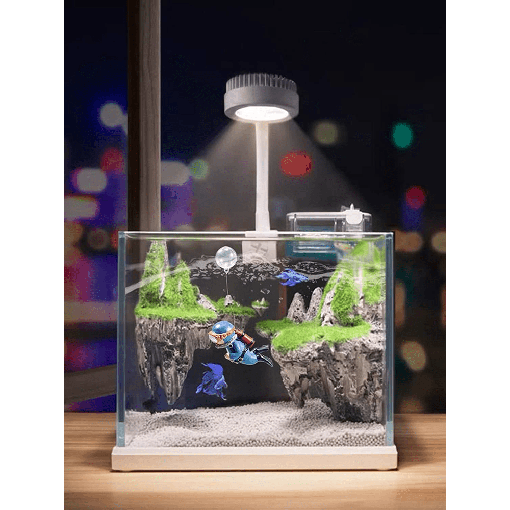 2pk Blue Diver Micro Fish Tank Aquarium Ornament Brands