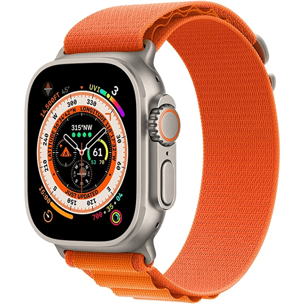 Alpine Band Strap Compatible with Apple Watch 42mm/44mm/45mm/49mm - Orange