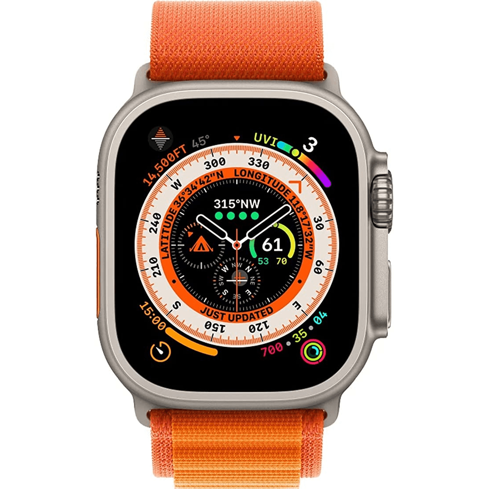 Alpine Band Strap Compatible with Apple Watch 42mm/44mm/45mm/49mm - Orange