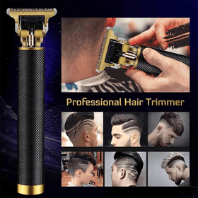 Cordless Hair Clippers Trimmer Shaving Machine - Gold