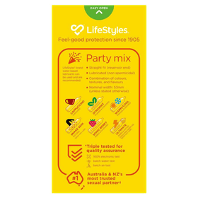 LifeStyles 10pk Party Mix Condoms