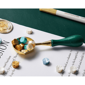 Wax Seal Stamp with Sealing Wax Beads Tool Kit