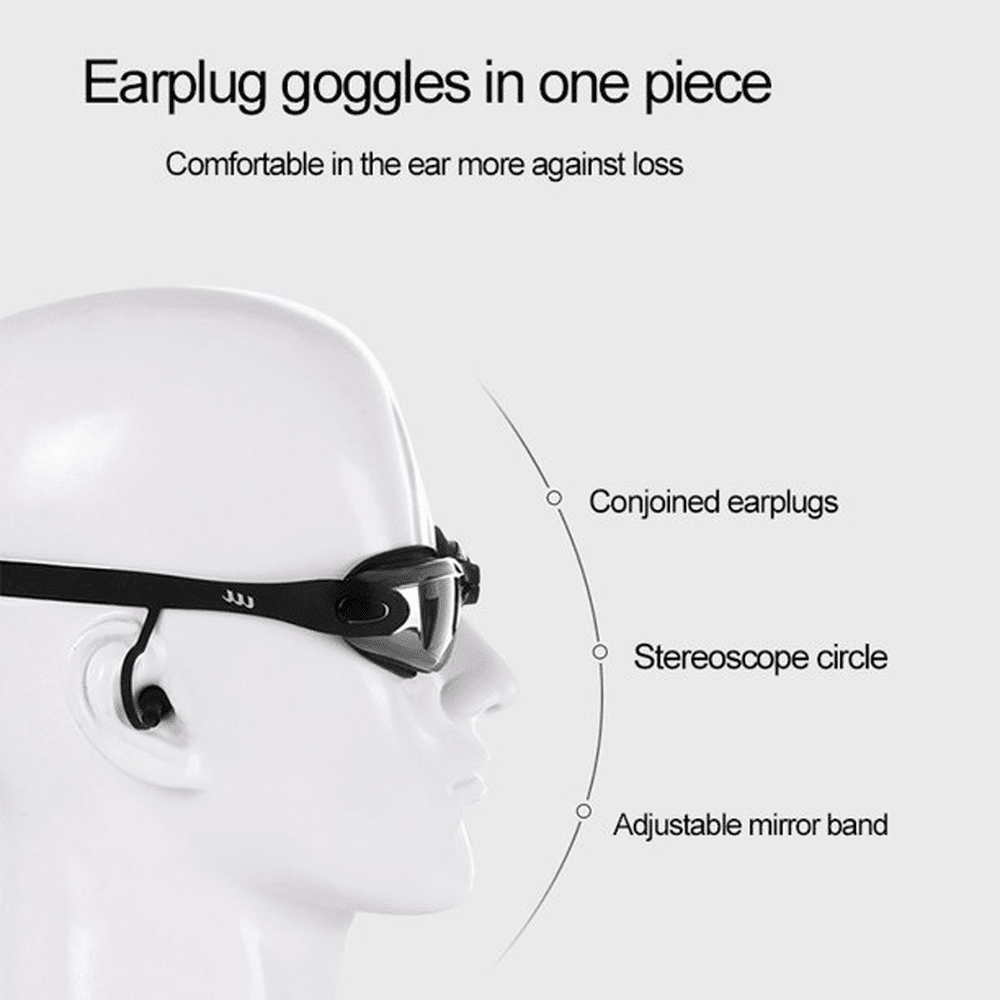 Anti-Fog HD Lens Adjustable Swimming Goggle
