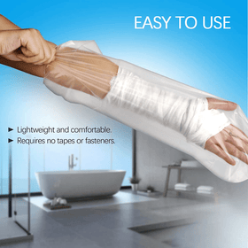 2pk Waterproof Arm Cast Shower Cover