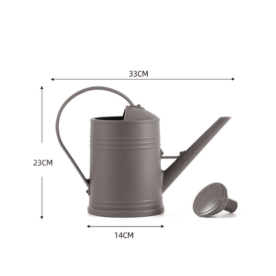 2L Garden Watering Can for Outdoor Plants & Flowers - Gray