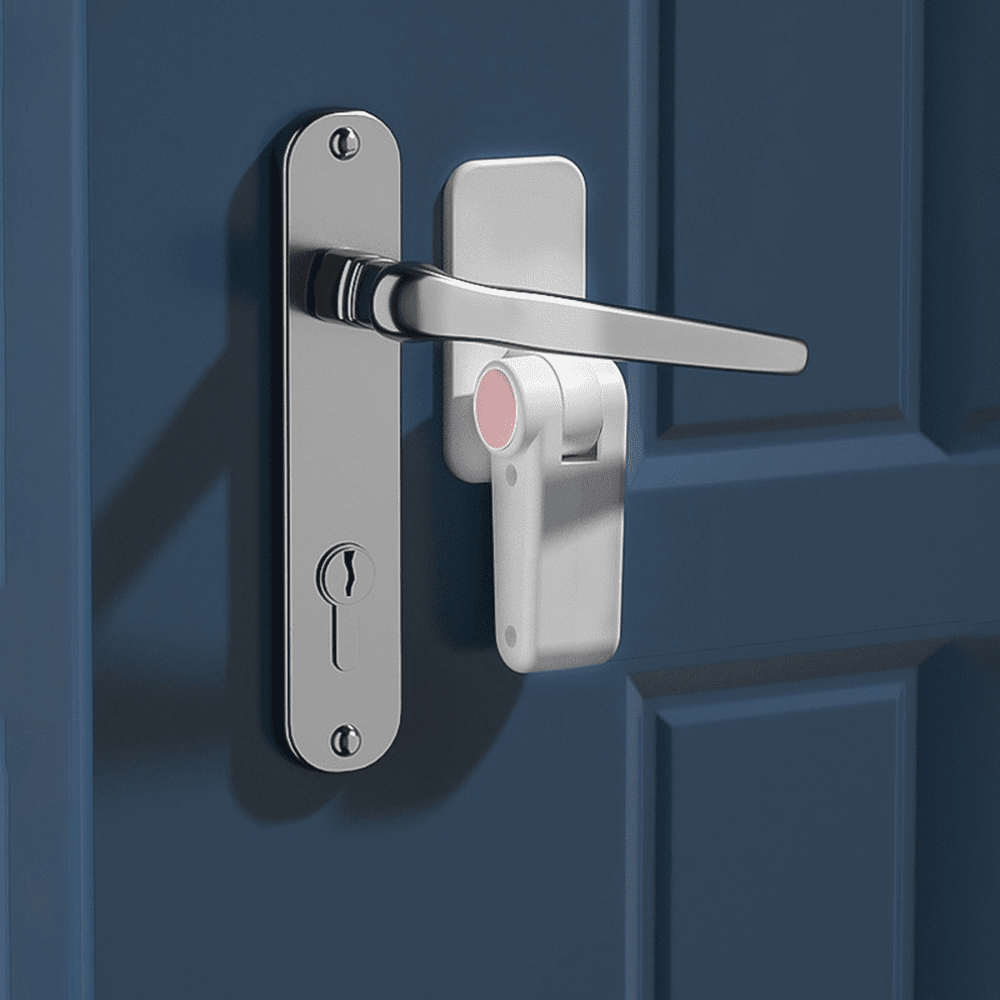 2pk Anti-open Smart Door Handle Lock/Stopper