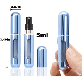 4pk Portable Mini Refillable Perfume Atomizer Bottle